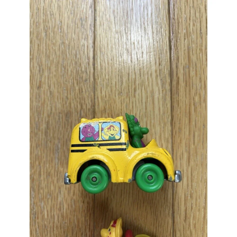 1997 The Lyons Group Barney & Friends Die Cast Vehicle Lot Baby Bop BJ Cars 3